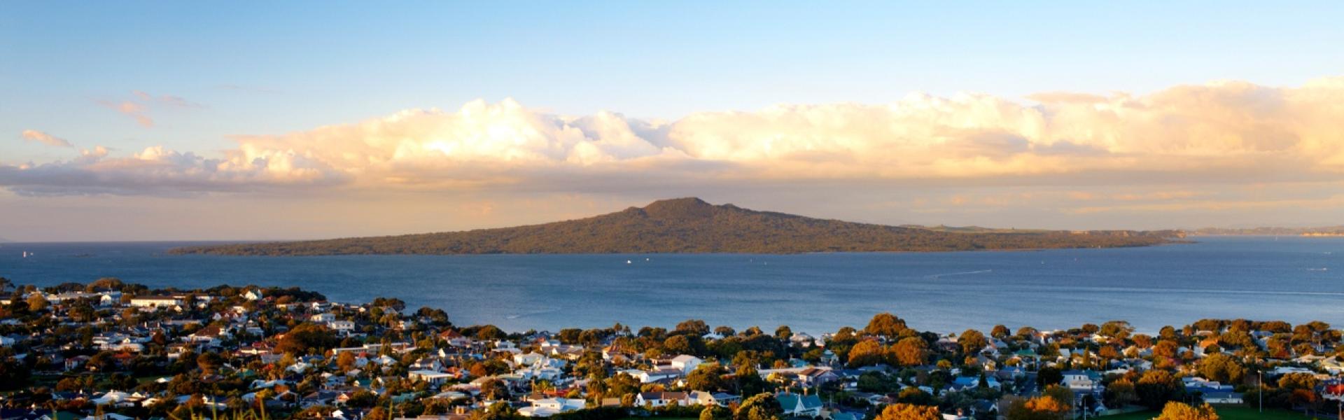 View of Rangitoto from Mt Victoria_77929